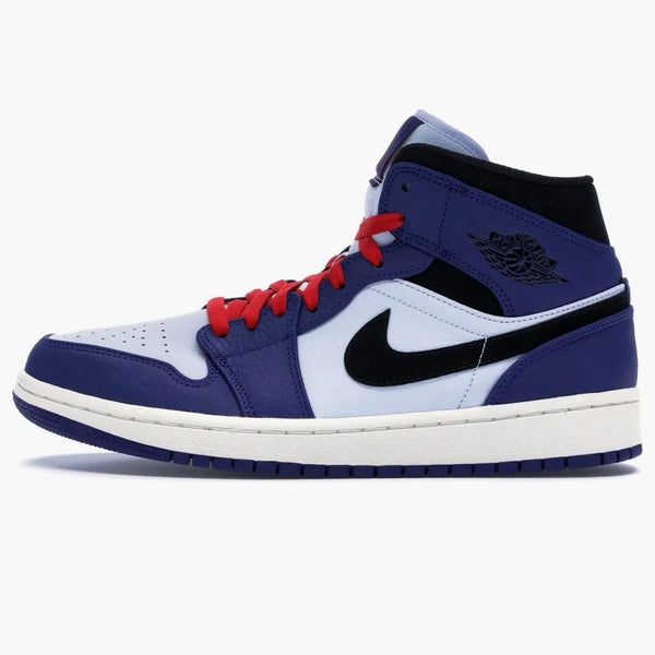 Jordan 1 Mid Deep Royal Blue Black