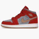 Jordan 1 Mid Denim Red (gs)
