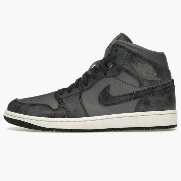 Jordan 1 Mid Distressed Smoke Grey (women's)