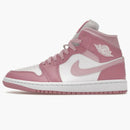 Jordan 1 Mid Elemental Pink Iced Carmine (women's)