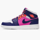 Jordan 1 Mid Fire Pink Barely Grape (gs)