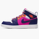 Jordan 1 Mid Fire Pink Barely Grape (ps)