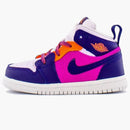 Jordan 1 Mid Fire Pink Barely Grape (td)