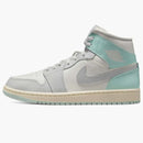 Jordan 1 Mid Football Grey Igloo (women's)