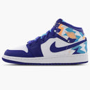 Jordan 1 Mid Geometric Print (gs)