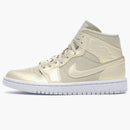 Jordan 1 Mid Goose Feather Yellow (women's)
