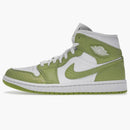 Jordan 1 Mid Green Python (women's)