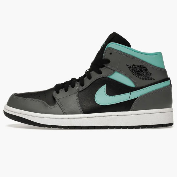 Jordan 1 Mid Grey Aqua