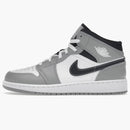 Jordan 1 Mid Light Smoke Grey (gs)