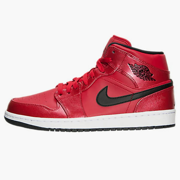 Jordan 1 Mid Gym Red Black Patent