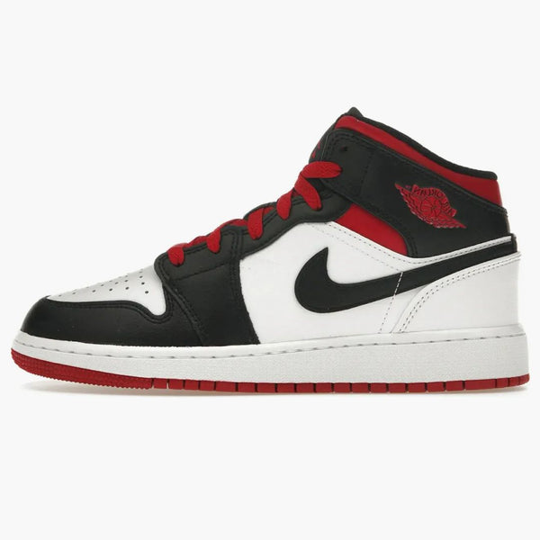 Jordan 1 Mid Gym Red Black Toe (gs)