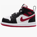 Jordan 1 Mid Gym Red Black White (td)