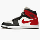 Jordan 1 Mid Gym Red Off Noir (women's)