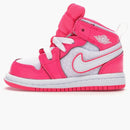 Jordan 1 Mid Hyper Pink White (td)