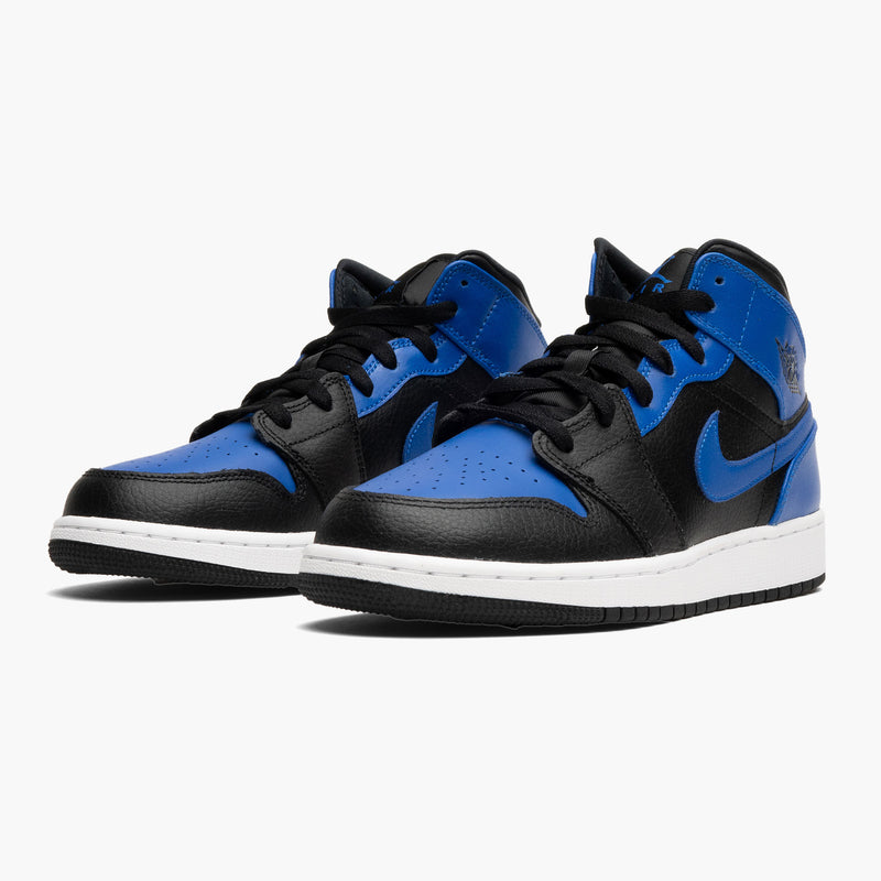 Air Jordan 1 Mid Hyper Royal GS Seitenansicht