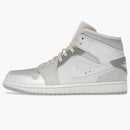 Jordan 1 Mid Se Craft Inside Out White Grey