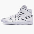 Jordan 1 Mid Iridescent Reflective White (women's)