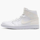 Jordan 1 Mid Ivory White (women's)