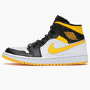 Jordan 1 Mid Laser Orange Black (women's)