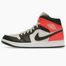 Jordan 1 Mid Newsprint Light Orewood Brown (women's)