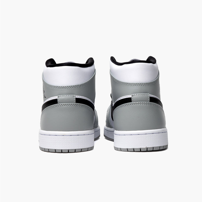 Air Jordan 1 Mid Light Smoke Grey Rückansicht