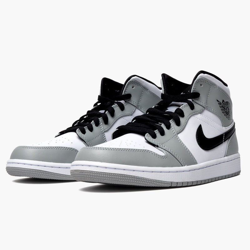 Air Jordan 1 Mid Light Smoke Grey Seitenansicht