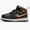 Jordan 1 Mid Metallic Gold Black (td)
