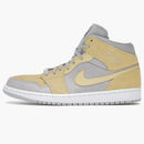 Jordan 1 Mid Mixed Textures Yellow