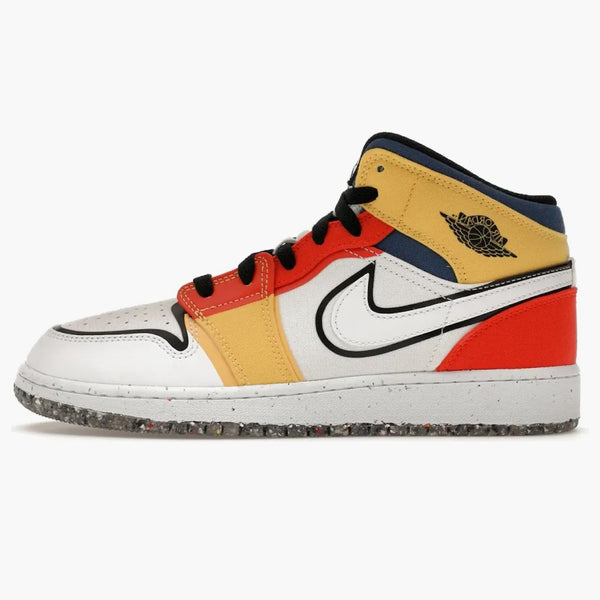 Jordan 1 Mid Multi-color Canvas (gs)