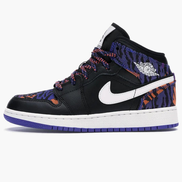 Jordan 1 Mid Multi-color Tiger Stripe (gs)