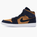 Jordan 1 Mid Obsidian Desert Ochre