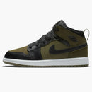 Jordan 1 Mid Olive Canvas (ps)
