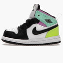 Jordan 1 Mid Pastel Black Toe (td)