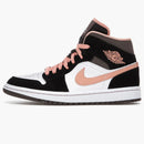 Jordan 1 Mid Peach Mocha (women's)