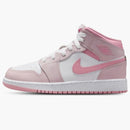 Jordan 1 Mid Pearl Pink White (gs)