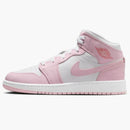 Jordan 1 Mid Pink Foam Fire Red (gs)