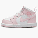 Jordan 1 Mid Pink Foam Fire Red (td)