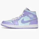 Jordan 1 Mid Purple Aqua