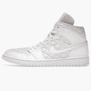 Jordan 1 Mid Quilted White (women's)