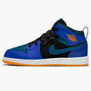 Jordan 1 Mid Racer Blue Green Abyss (ps)