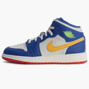 Jordan 1 Mid Racer Blue Red Gold (gs)