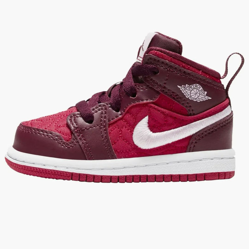 Jordan 1 Mid Red Quilt (td)