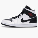 Jordan 1 Mid Reverse Black Toe (women's)