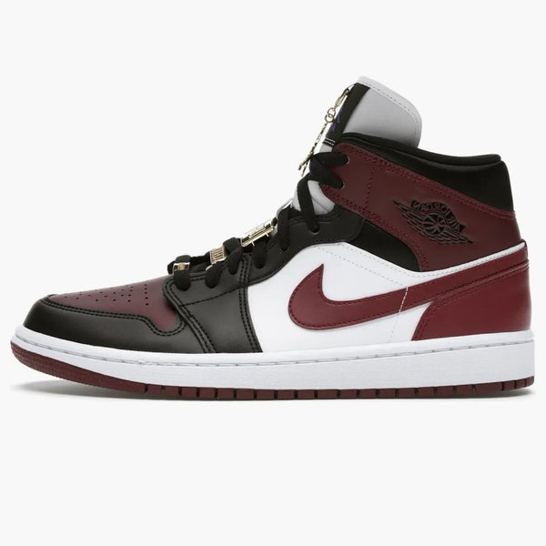 Jordan 1 Mid Se Black Dark Beetroot (women's)