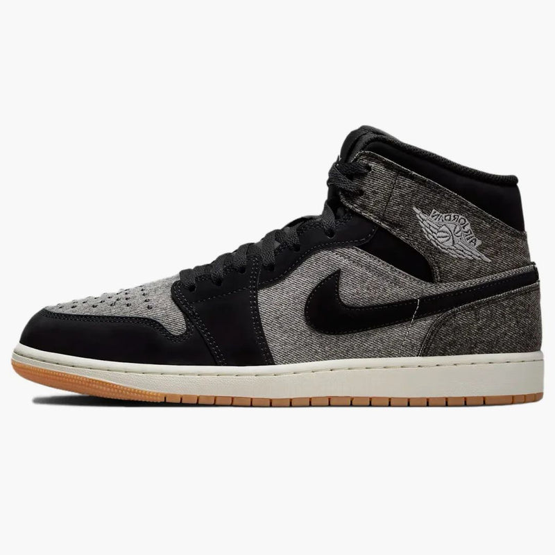 Jordan 1 Mid Se Black Denim