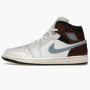 Jordan 1 Mid Se Brown Blue Grey