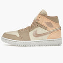 Jordan 1 Mid Se Canvas Khaki (women's)