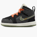Jordan 1 Mid Se Craft Anthracite Black Bright Mandarin Sky J Light Olive (td)