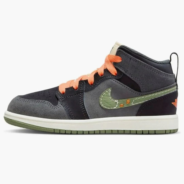 Jordan 1 Mid Se Craft Anthracite Light Olive (ps)