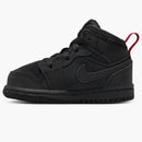 Jordan 1 Mid Se Craft Dark Smoke Grey Varsity Red Black (td)
